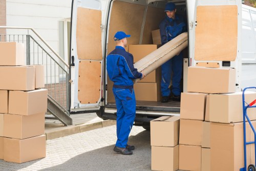 Removal truck ready for a move in Watford