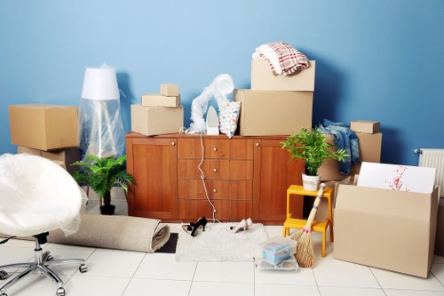 Secure flat removals and storage service preparation in Watford