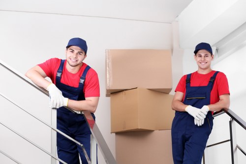 Removal team planning a house move in Watford