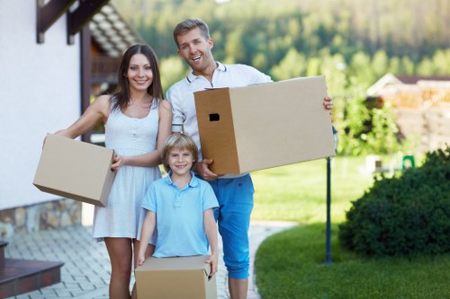 Removal team planning a house move in Watford