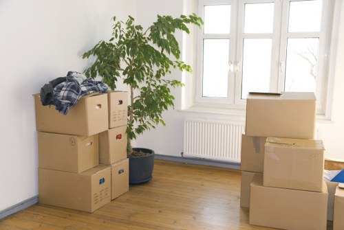 Recycling and waste separation during a Watford van move