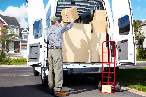 Local Watford moving team preparing for a house removal