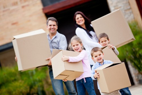 Local Watford removal van ready for a residential move