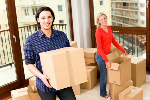 Safe loading of furniture into a removal truck